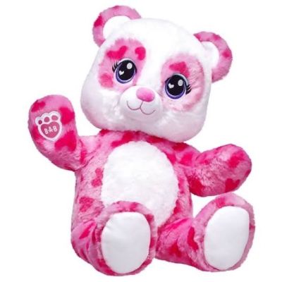 ตุ๊กตาหมี บิ้วอะแบร์ แพนด้า สีชมพู💖ของขวัญวาเลนไทน์💖Valentine🌟Build A Bear Workshop🌟สินค้ามือสองสภาพใหม่จากอเมริกา🇺🇸