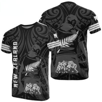 RUGBY [hot]2023 T-shirt Tribe Street Silver Mens 3D My Fun Summer Casual Arm Clothing Breathing Daily Printed Comfortable