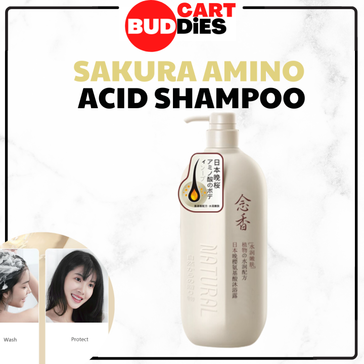 Okanen Sakura shampoo , Japan Hair Grower Anti Dandruff Silky Pampahaba ng Buhok Amino Acid