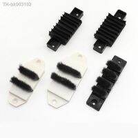 ∋△ Sliding door sealing strip 2 pieces rubber buffer block for window slots top and bottom rails with brush