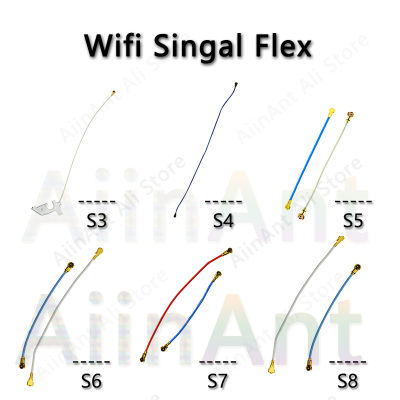 Wifi Flex สำหรับ Samsung Galaxy S3 I9300 S4 I9500 S5 S6 G920 S7ขอบ G930 S8 S9บวก Wi-Fi Antena Isyarat Flex Kabel Repari Bahagian