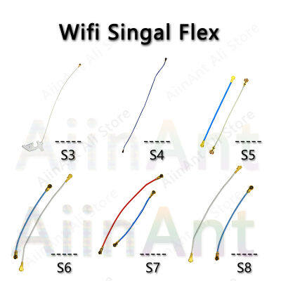 Wifi Flex สำหรับ Samsung Galaxy S3 I9300 S4 I9500 S5 S6 G920 S7ขอบ G930 S8 S9บวก Wi-Fi Antena Isyarat Flex Kabel Repari Bahagian