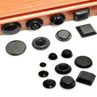 50pcs Black Rubber Feet, Cupboard Stoppers, Bumper Pads Adhesive Buffer Pads Cabinet Door Bumpers for Furniture Kitchen Bathroom Office, 8 x 2mm