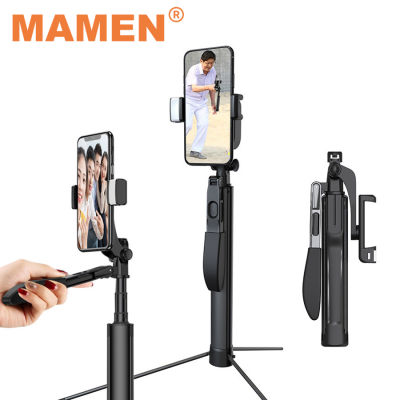 MAMEN Handheld Video Shooting Gimbal Stabilizer with Bluetooth Remote Control for Phone Automatic Balance Selfie Stick Tripod
