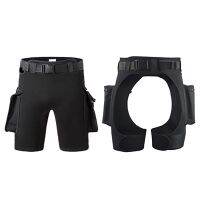 [COD] Mens Wetsuit Short Pants Stretch Shorts with Pockets and Release Buckle Adjustable Waist Diving