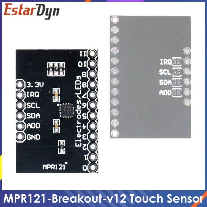 MPR121 Breakout V12 Capacitive Touch Sensor Controller Module I2C ...