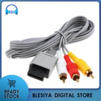 Blesiya ส่วนประกอบทีวี HD วีดีโอเสียง RCA ปลั๊กสายเคเบิลต่อโทรศัพท์ A/v สำหรับ Nintendo Wii U Wii