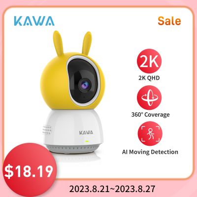 กล้องวิดีโออัจฉริยะไร้สาย360สำหรับเด็ก Ptz สำหรับในร่มระบบเฝ้าระวังกล้องรักษาความปลอดภัย Cctv ที่บ้านของเด็กทารก Kawa 2K
