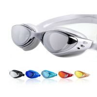 Electroplating Myopia -1～-10 Glasses Ash Flat Diving Goggles Men Anti-Fog Arena