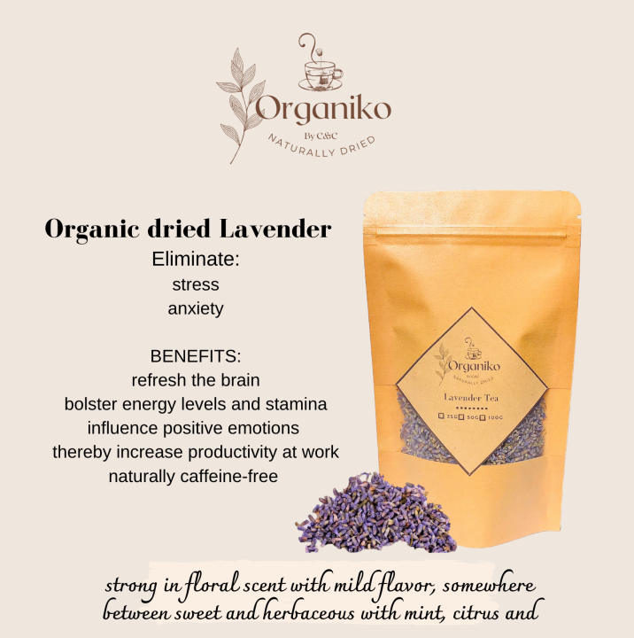 Lavender Flower Tea 25g 50g 100g Lazada PH