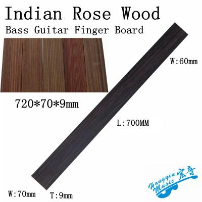 Guitar Accessories Indian Rosewood For Electric Bass Electric Guitar Fingerboard Guitarra Making Materials 720/700*88/70/60*9mm Guitar Bass Accessorie