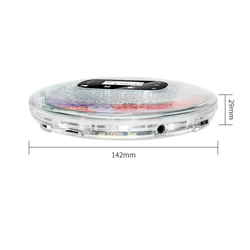 Portable Cd Player Bluetooth Speaker Stereo Cd Players Led Screen Wall  Mountable Cd Music Player