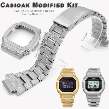 G shock hot sale diamond bezel