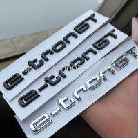 ABS Letters E-tron GT Emblem Car Fender Trunk Nameplate Logo Sticker for Audi Electronic Charging Car Q2L Q4 Q5 55 Quattro