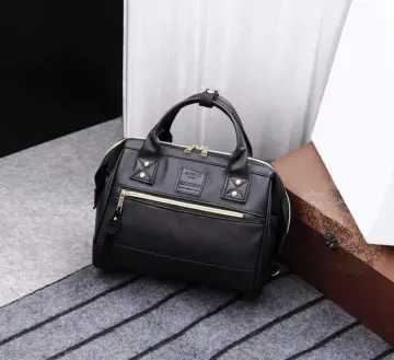 Anello bag store black leather