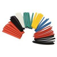 50pcs 90mm Polyolefin 2:1 Halogen-Free Heat Shrink Tube Sleeving Kit 8 Sizes 6 Colors Hot Sale Black White Red Yellow Blue Green Electrical Circuitry