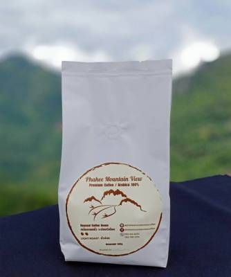 เมล็ดกาแฟพรีเมี่ยมคั่วอ่อน 500 กรัม Phahee Mountain View Coffee (Light Roast) 500 g. กาแฟผาฮี้พันธุ์อาราบิก้า 100% (Single Origin) คั่วสดๆ