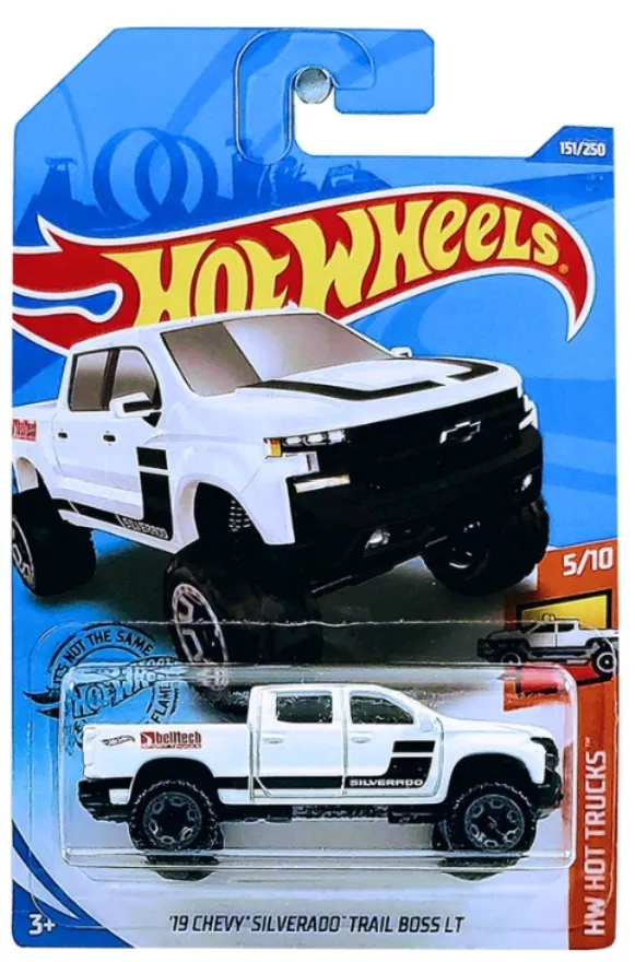 hot wheels 19 chevy silverado trail boss lt