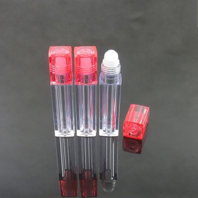 3pieces Makeup Ball Clear Perfume Travel Cosmetic Container Vials Empty Refillable Lip Gloss Tube