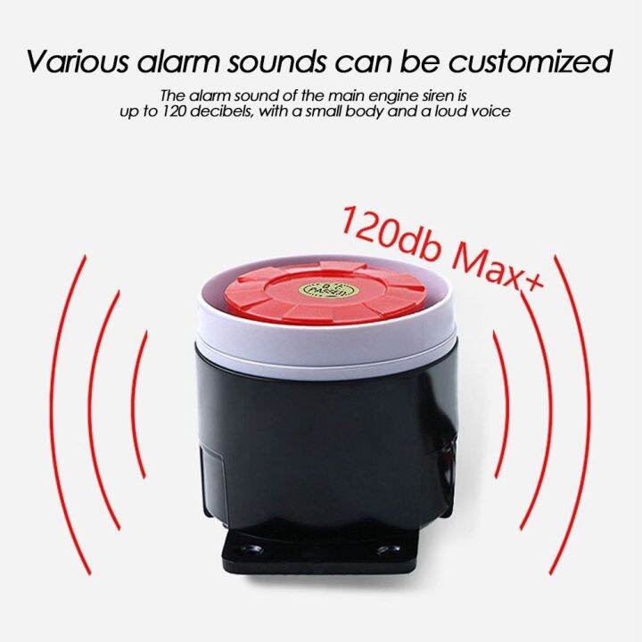 Anti theft Horn Electronic Piezoelectric Warning Device Buzzer Without