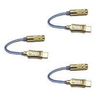 3X Type-C To 3.5Mm Hifi Digital Headphone Amplifier CX31993 Chip Decoding DAC Audio Decoding Cable For Android Win10