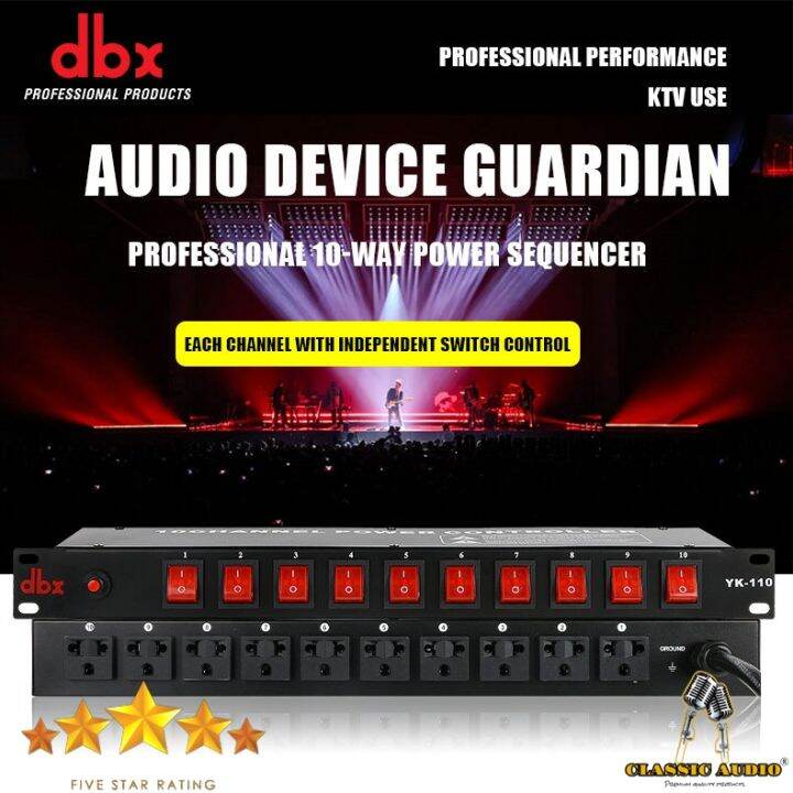 DBX MegaPro YK110 Professional 10 Channel High Power Equipment Power