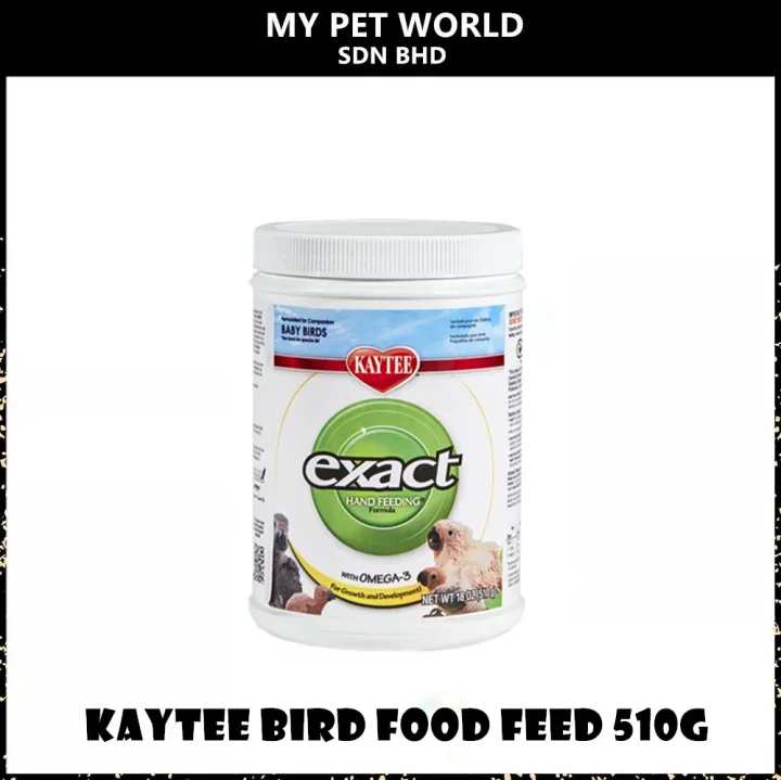 Kaytee Exact Hand Feeding Formula Baby Parrot Bird Food Feed 510G Lazada