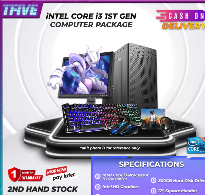 System Unit Intel Core I3 1st Gen 4gb Ram 500gb Hdd W Free Power Cord Lazada Ph 9658