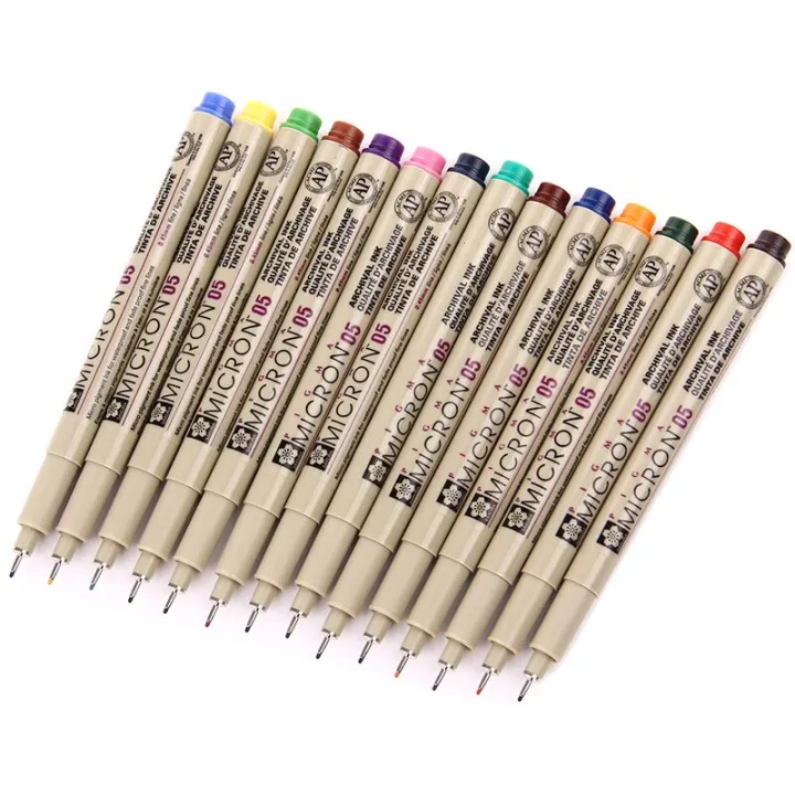 SAKURA XSDK Neelde Pen Drawing Pen Set Pigment Micron Sketch Water ...