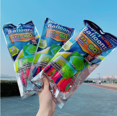 ถูกจริต (1 Pcs) 37/111 ลูกโป่งน้ำ water balloon happy baby ถูกที่สุด/พร้อมส่ง! ลูกโป่งน้ำ water Ballons ลูกโป่งคละสี 🎈