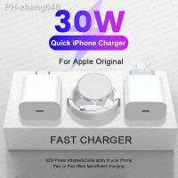 For APPLE Original PD 30W USB C Fast Charger For iPhone 12 11 14 13 Pro Max Mini XS XR 8 Plus AirPods Magnetic Wireless Chargers