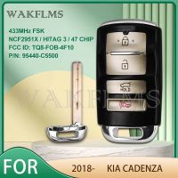 อัจฉริยะไร้กุญแจใกล้เคียงที่ห้อยกุญแจรถรีโมท433Mhz สำหรับ KIA Cadenza 2018 2019 2022 95440-C5500 TQ8-FOB-4F10 Fccid