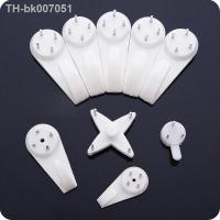 ◘  10pcs White Plastic Invisible Wall Mount Photo Picture Frame Nail Hook Hanger Hard Picture Frame Wall Hooks Seamless Nail