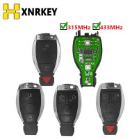 XNRKEY BGA สไตล์2/ 2 + 1 /3 + 1ปุ่ม Art Car Key 315Mhz/433Mhz สำหรับ MB เมอร์เซเดสเบนซ์ E S 2รองรับ BGA Fob เดิม