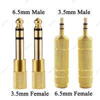 3.5mm Male to 6.5mm Female Jack Stereo Headphone Audio Adapter Home Connectors Adapter Microphone Adapter WB15TH