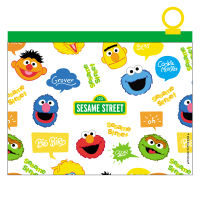 SST Sesame Street Zipper PVC Bag 25Wx18Hx4S cm