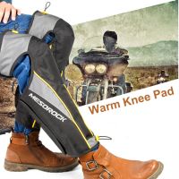 Windproof Motocross Knee Protector Guard Winter Motorcycle Knee Pads Legs Warmer Leather Motorbike Scooter Riding Warm Kneepad Knee Shin Protection