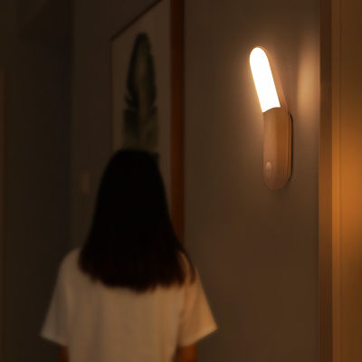 Baseus Led Induction Night Light Human Body Induction Lamp Motion Sensor Aisle Light Magnetic Bedside Emergency For Home Kitchen