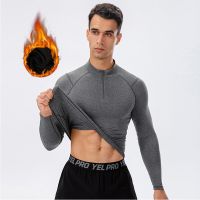 Men Sport Bodybuilding Top Fitness Gym t-Shirts Thermal Compression Shirts Training Running Tights Male Clothing