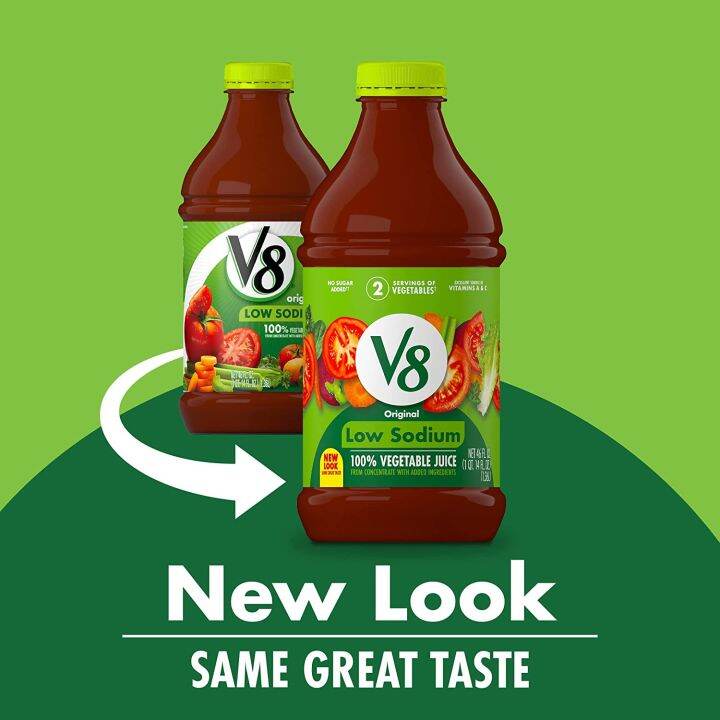 V8 Low Sodium 100 Vegetable Juice 1.36L Lazada PH
