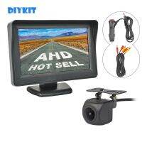 DIYKIT 4.3inch AHD 800x480 Rear View Car Monitor Backup Monitor 1280x720P Starlight AHD Reverse Car Camera