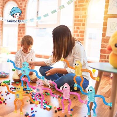 เสื้อยืดแฟนคลับอนิเมะหุ่นยนต์ที่ดูดกล้องส่องทางไกลสำหรับพ่อแม่-เด็ก Fidget Animal Alpaca Robo Pop Tube ของเล่น Diy ของเล่นฝึกประสาทสัมผัสของเล่นแบบโต้ตอบถ้วยดูดของเล่นเพื่อการศึกษาหุ่นยนต์ของเล่น