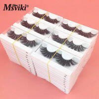 5D 25มม. ขนตาปลอมปุยแพคเกจกล่องคู่แต่ละ Mink Lashes จำนวนมากขายส่ง Lash Extension อุปกรณ์แต่งหน้า