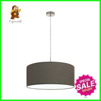 ไฟช่อ EGLO MD PASTERI 96381 ผ้า สีน้ำตาลรมดำ 1 หัวPENDANT LAMP EGLO MD PASTERI 96381 FABRIC ANTIQUE BROWN 1-LIGHT **ทักแชทได้ค่ะ ยินดีบริการ**