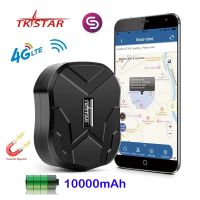 เครื่องติดตามรถยนต์ GPS TK905B 4G LTE อุปกรณ์ติดตามยานพาหนะ10000Mah แม่เหล็กสแตนด์บายยาวกันน้ำสัญญาณเตือนจีพีเอสรถยนต์แบบเรียลไทม์