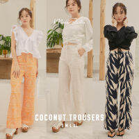 [ COCONUT TROUSER ] ลายผ้าปริ้นที่มาพร้อมกับผ้านุ่มลื่นมาก ปลายขาม้ากำลังสวย ฟิวบาหลีบาใจสุดๆ