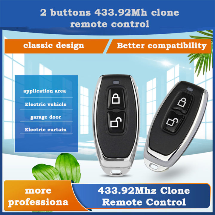 universal-433-92-mhz-wireless-clone-switch-cloning-copy-2-ปุ่มประตูโรงรถควบคุม-duplicator-remote-control-key-srng633433