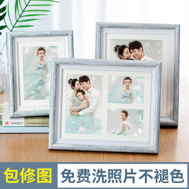Develop photos and add photo frame ins photo frame set photo custom