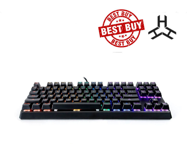 rakk tandus 87 keys rgb mechanical gaming keyboard