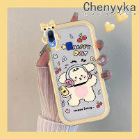 เคส Chenyyka สำหรับ VIVO Y95 Y91 Y91i เคสลายการ์ตูนชิงช้าสุขสันต์สุนัขสีสันสดใสน่ารักเลนส์กล้องถ่ายรูปแบบนิ่มมอนสเตอร์น้อยซิลิโคนเคสใสกันกระแทกแบบใสง่ายเคสป้องกัน